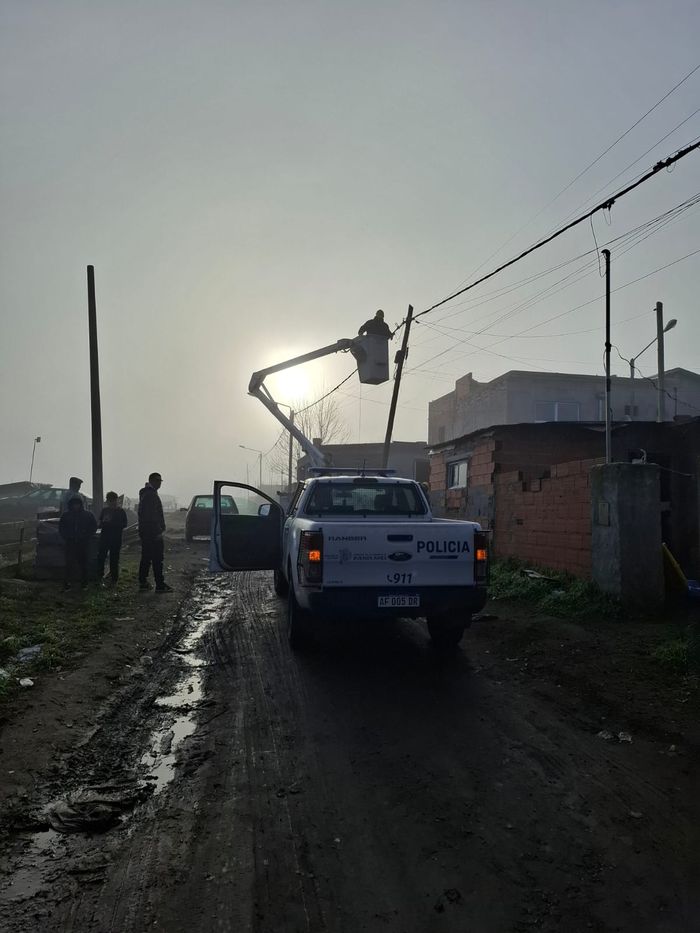 La Usina volvió a eliminar conexiones clandestinas en la toma de La Movediza