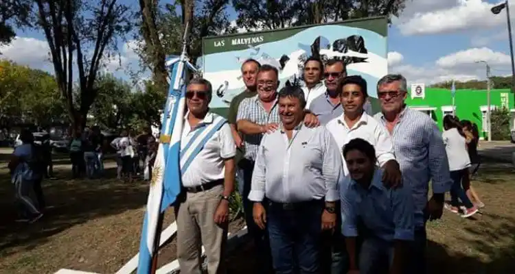 En Santa Lucía también homenajearon a los excombatientes de Malvinas