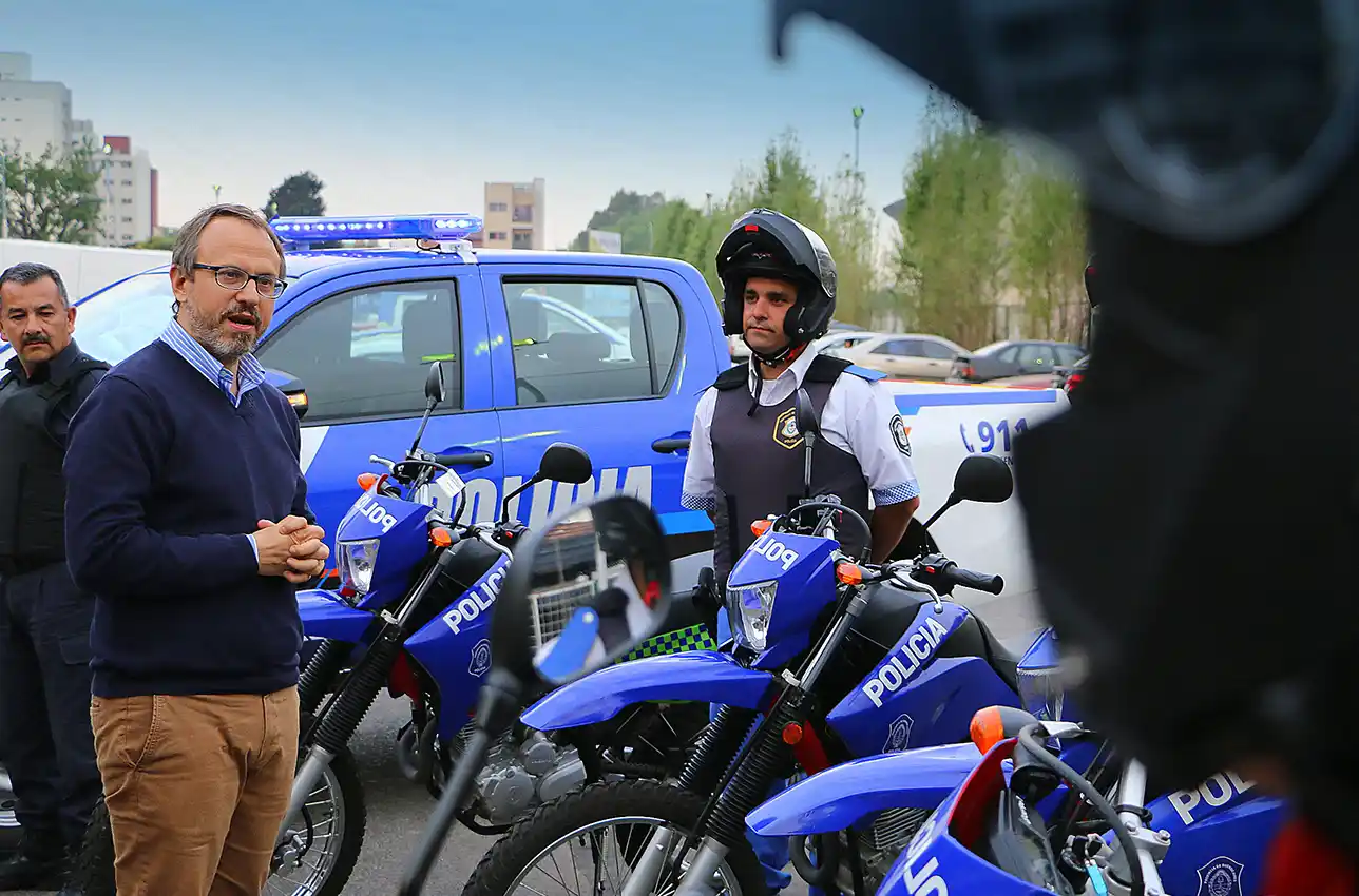 Tres de Febrero: Incorporan nuevas motos para reforzar los controles de seguridad