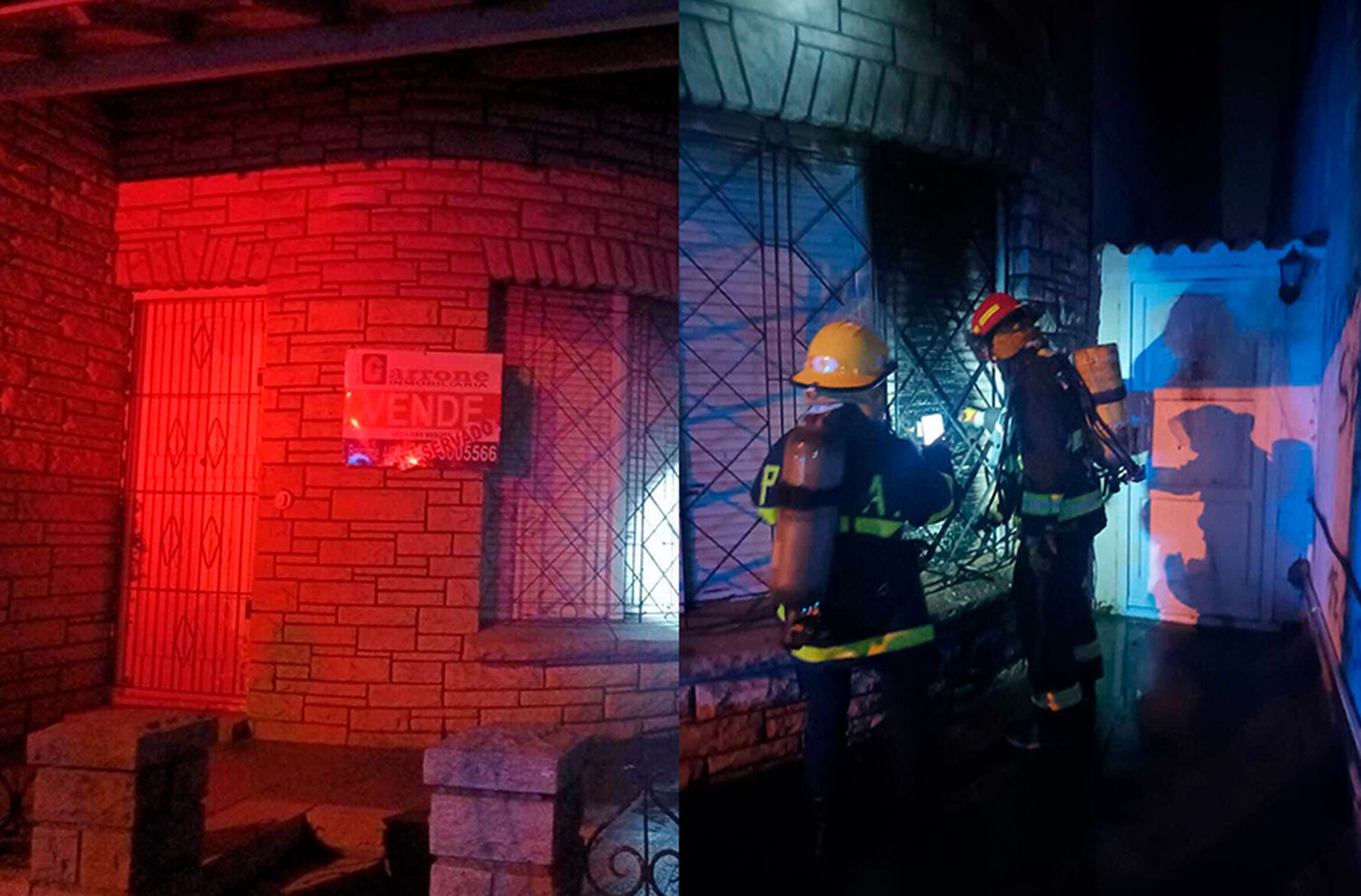 Incendiaron la ventana de una vivienda en venta