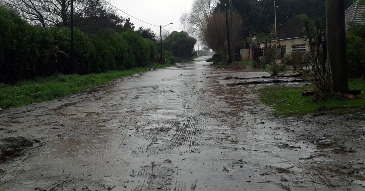 Temporal: “El estado de las calles está peor al que teníamos"