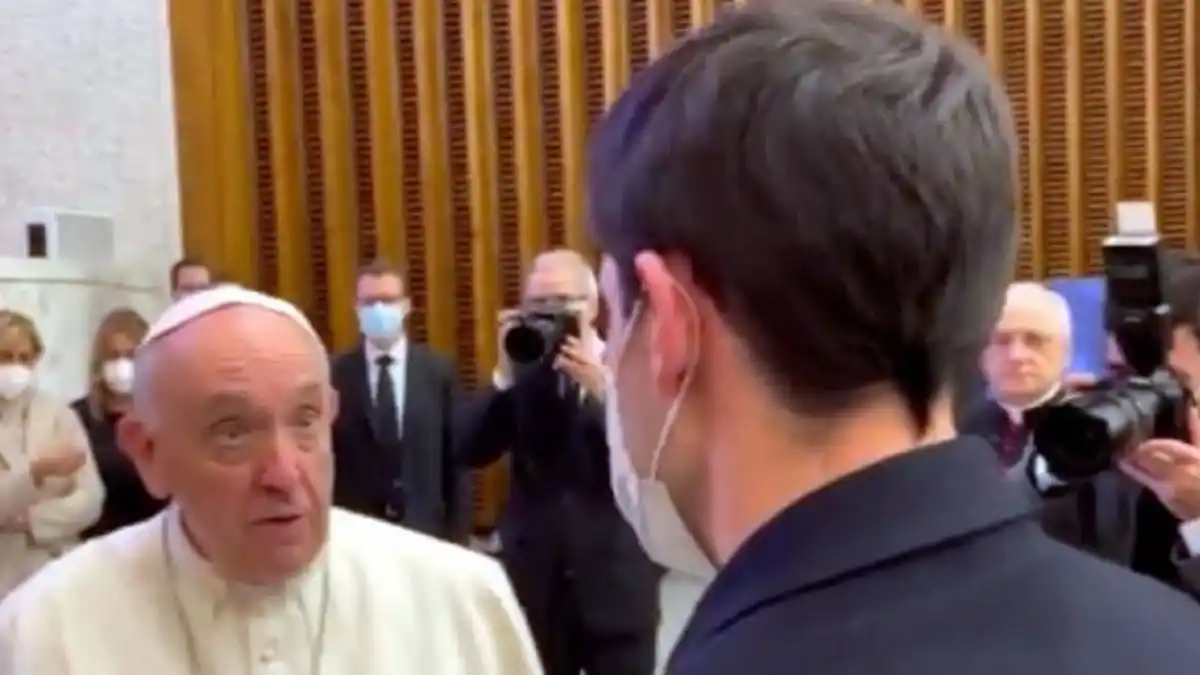 VIDEO. El papa Francisco trolea a un seminarista español