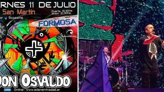 Don Osvaldo, por primera vez en Formosa