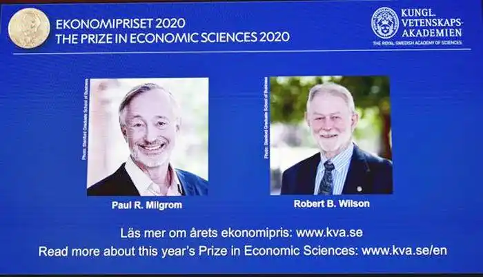 Paul Milgrom y Robert Wilson  ganan el Premio Nobel de Economía