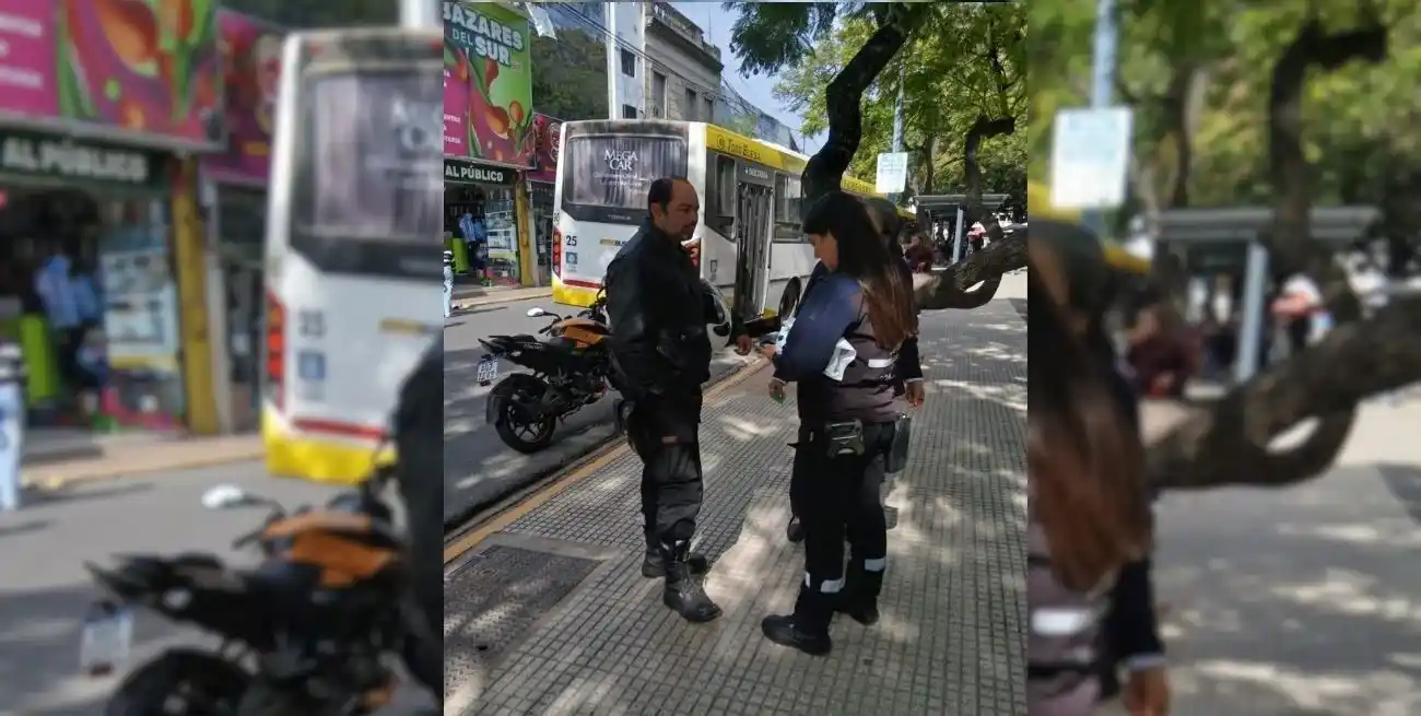 Investigan incidente con inspectores municipales en San Jerónimo y Mendoza. Foto: Gentileza