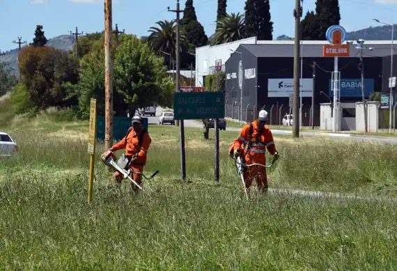 Corredores Viales inició tareas de mantenimiento en la Ruta 226 tras la intimación del Municipio