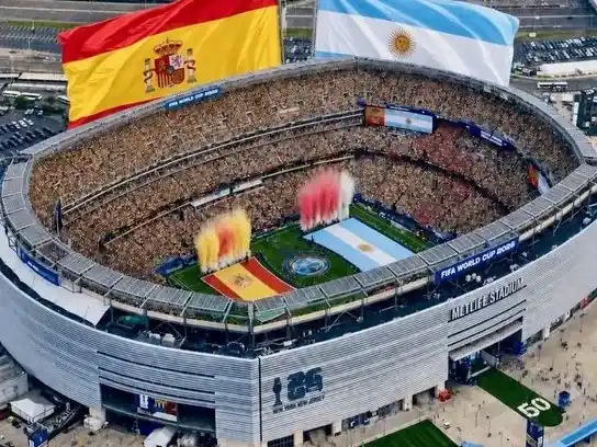 El estadio MetLife, East Rutherford, Nueva Jersey, EE.UU , sede de la final del Mundial 2026.Foto:FIFA