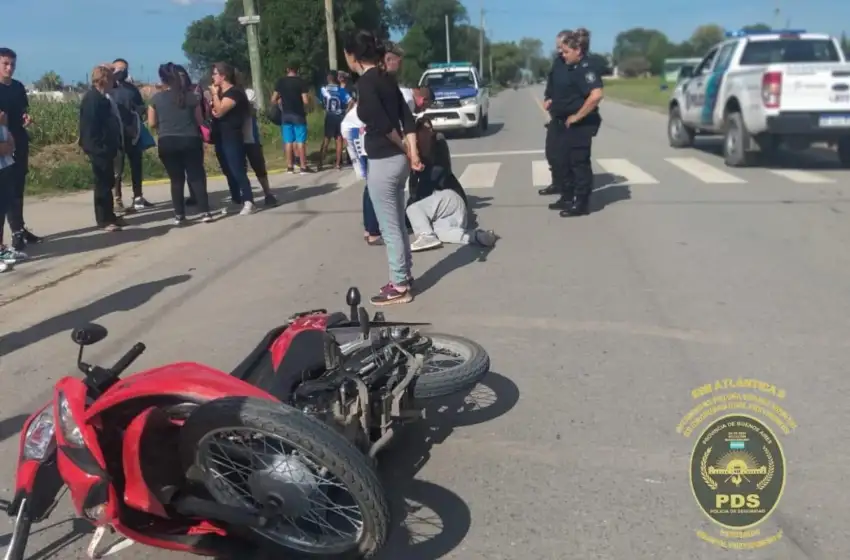 Chocó a un motociclista y se fugó: lo aprehendieron cuando regresó al lugar a pie