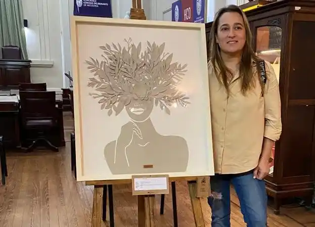 “Me gusta contemplar la naturaleza, y plasmarla en mis cuadros”