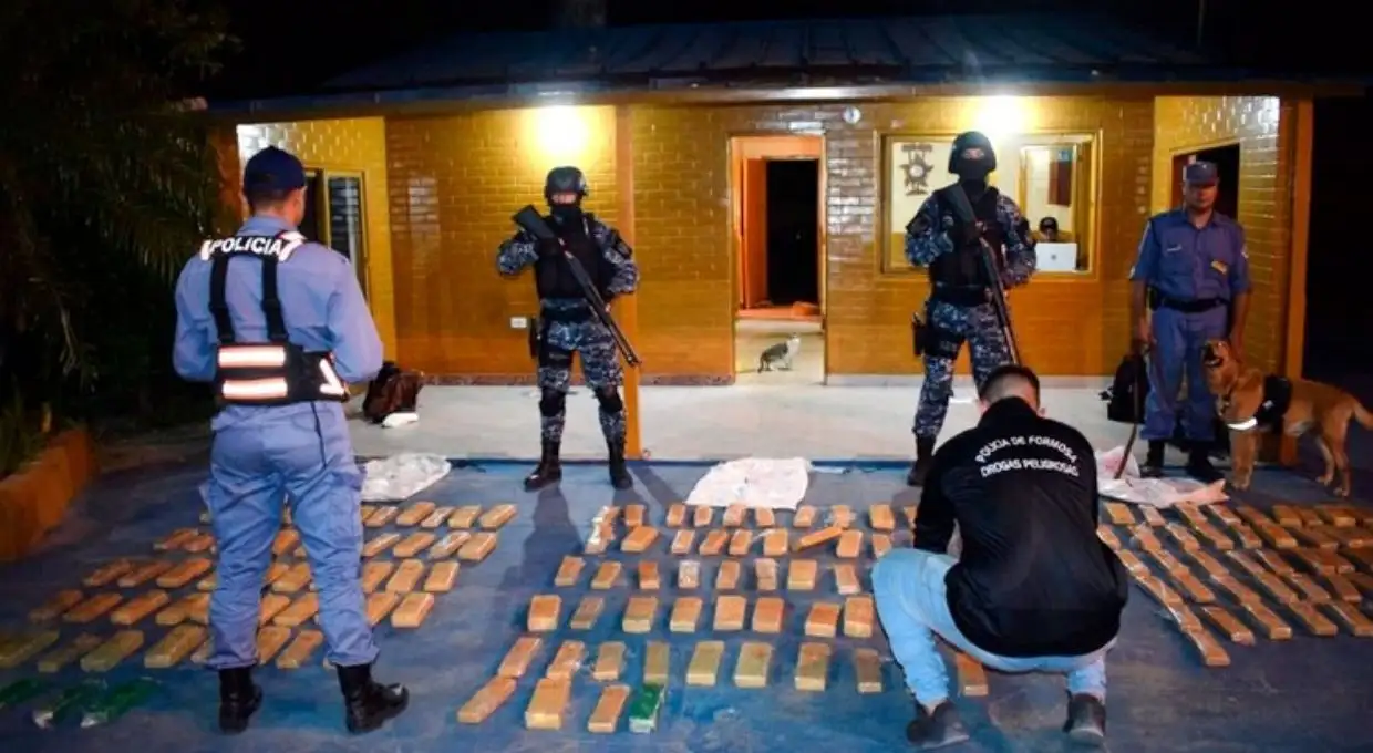 Formosa: secuestraron 145kg de marihuana