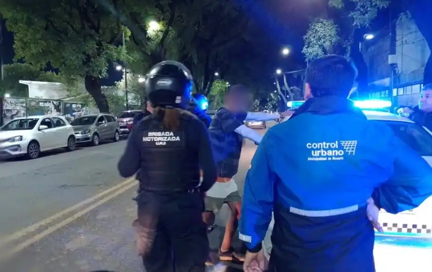 Operativo de detención de trapitos.