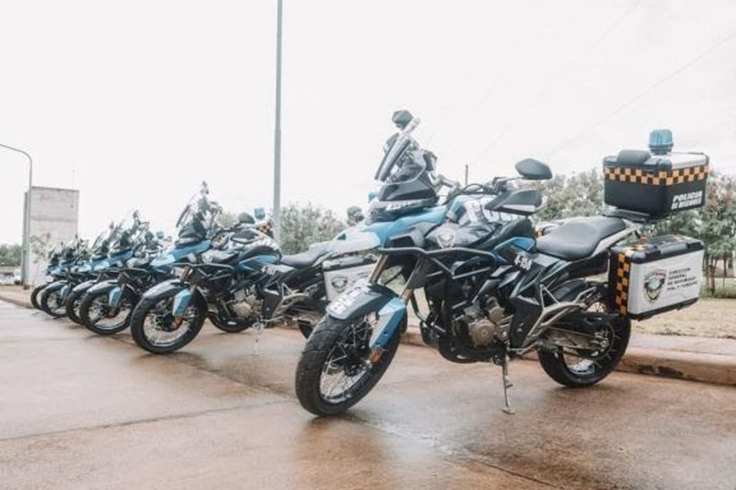 La Policía de Misiones suma nuevas motos a su flota para reforzar la seguridad