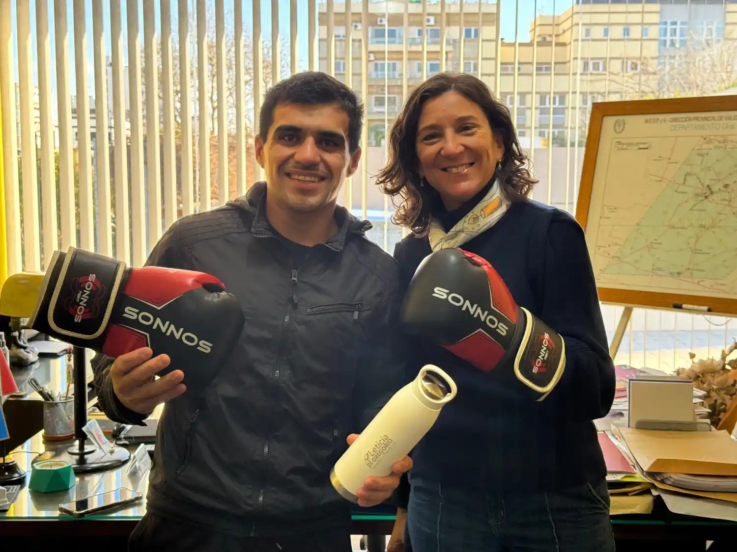 Di Gregorio y el Indio Segovia.