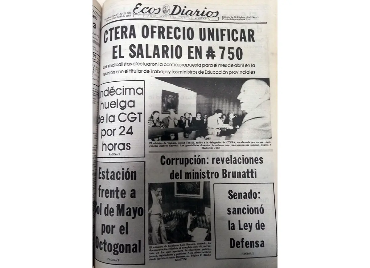 Jueves 14 de abril de 1988