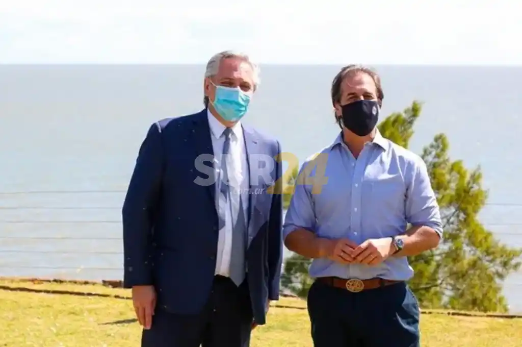 Luis Lacalle Pou se reúne con Alberto Fernández en Olivos