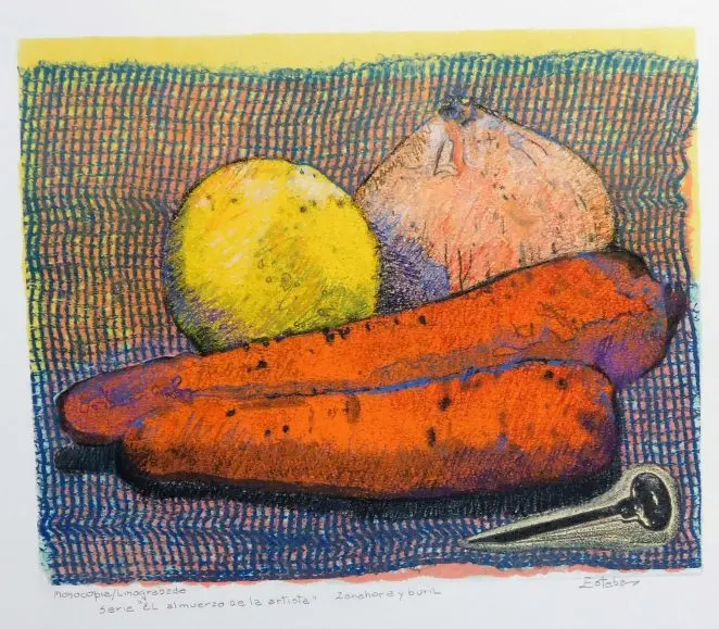 “El almuerzo de la artista”, con trabajos de Liliana Esteban