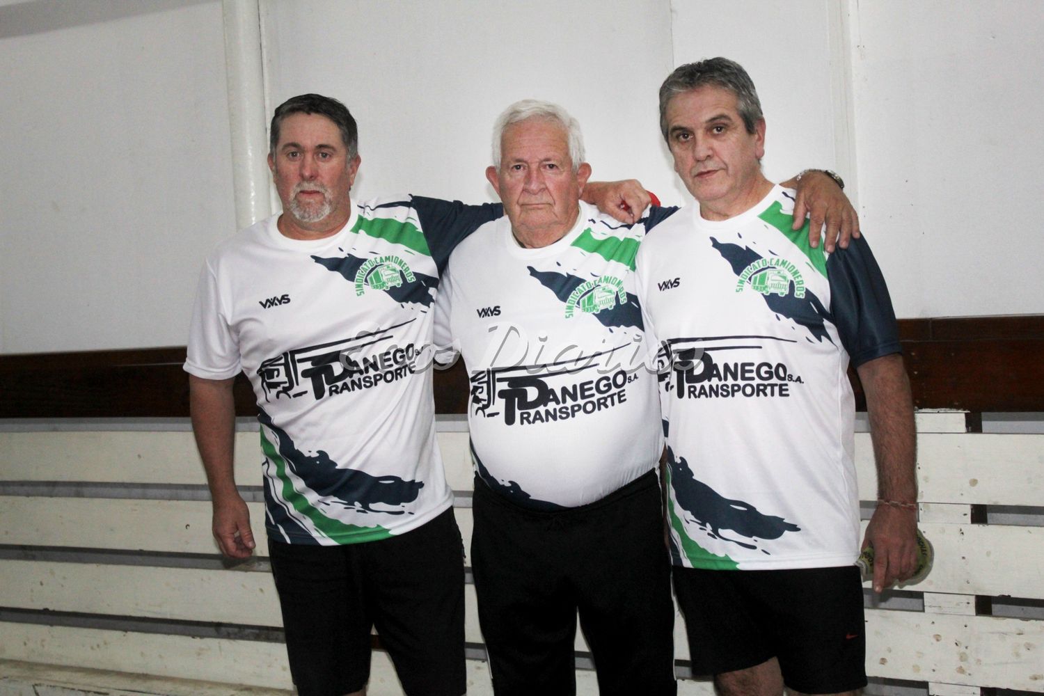 Los campeones (de izq a der). Claudio Latorraca, Jorge García y Alberto González