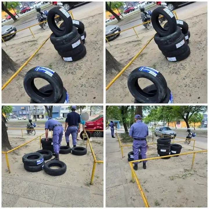 La Policía secuestró cubiertas sin aval aduanero que tenían como destino Corrientes