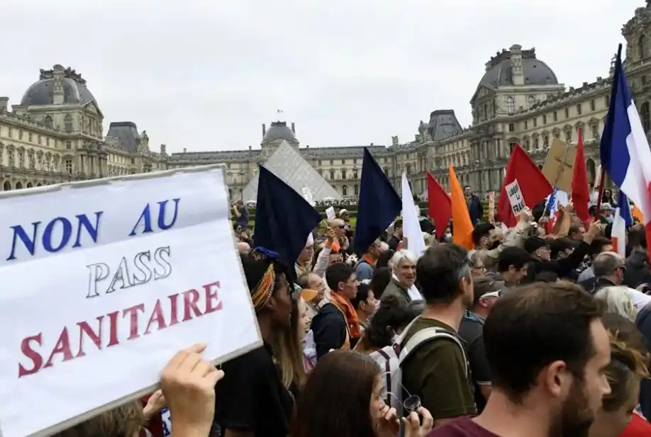 Francia fue escenario de diversas manifestaciones.