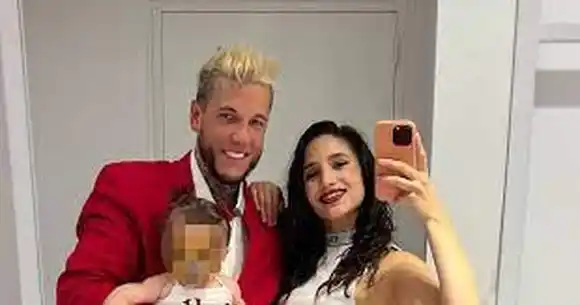 Alex Caniggia y Melody Luz mostraron por primera vez el rostro de su hija Venezia en su segundo cumpleaños