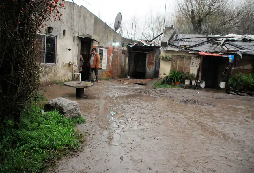  Tandil sigue bajo alerta meteorológico y se complica la situación en barrios periféricos