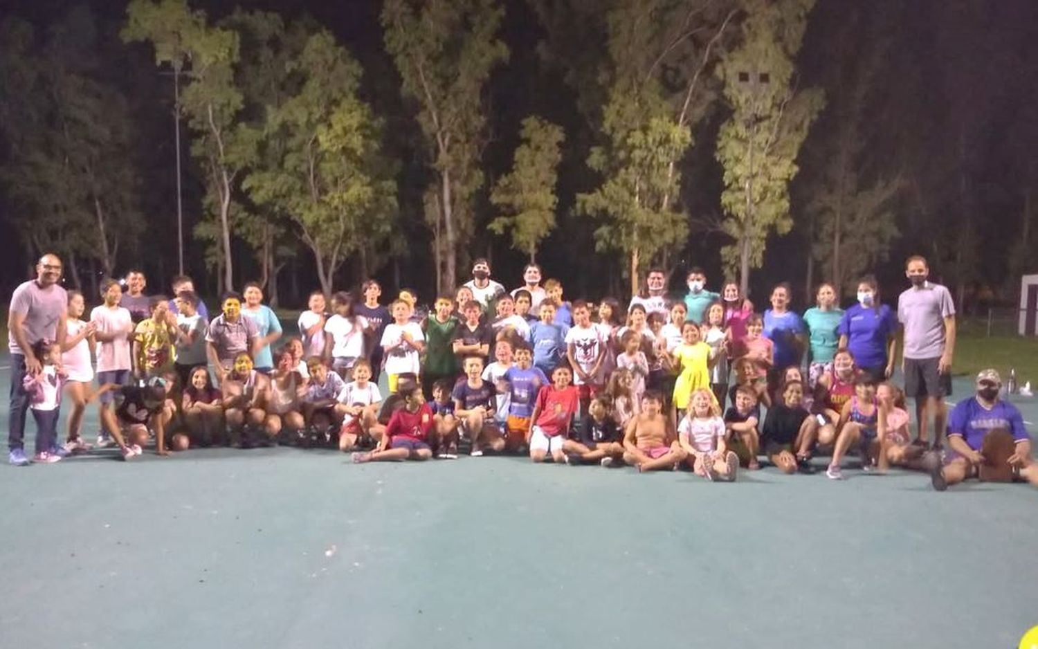 Colonia Municipal: realizaron el campamento