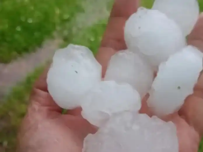 Una importante granizada afectó a localidades de Entre Ríos