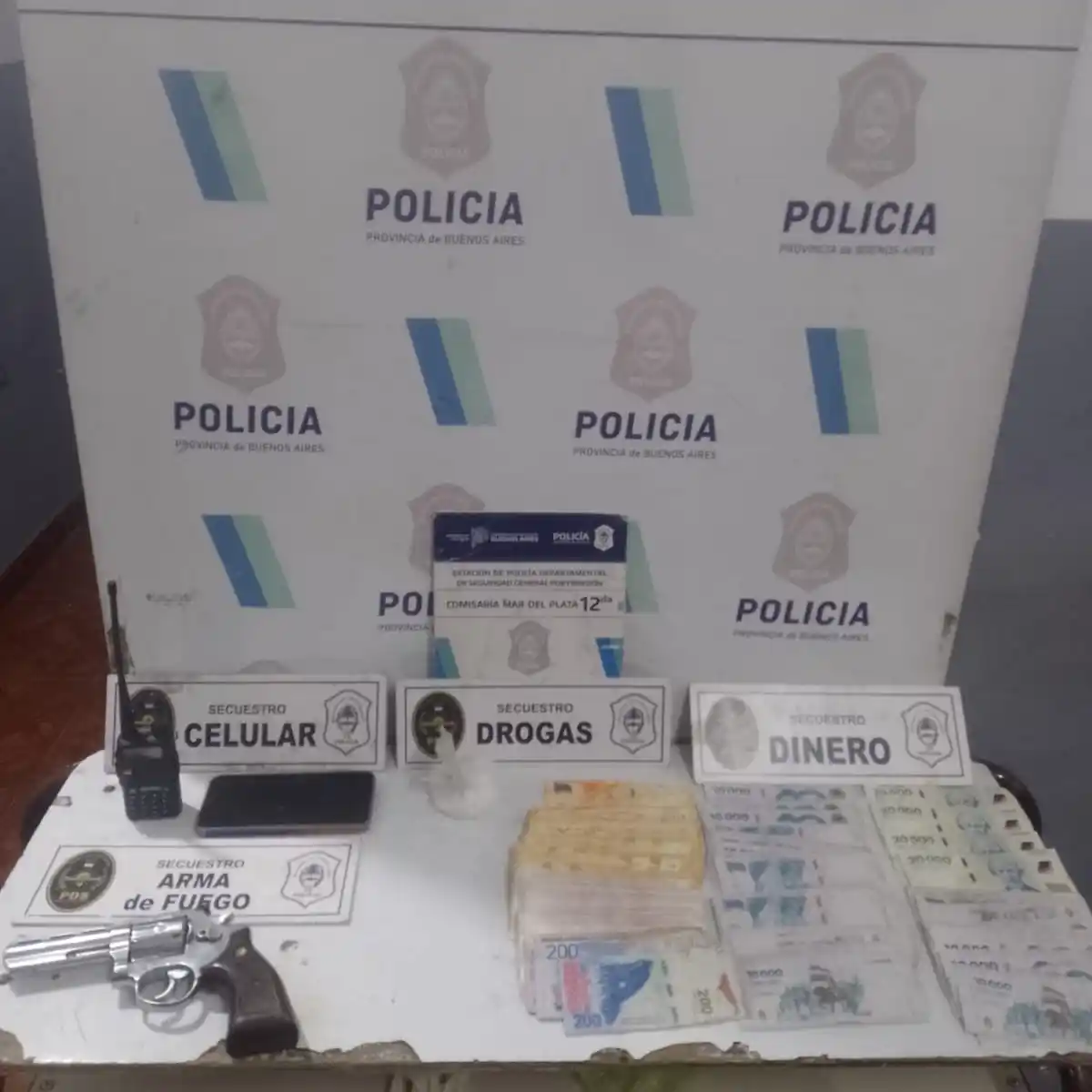 aprehensión de un hombre