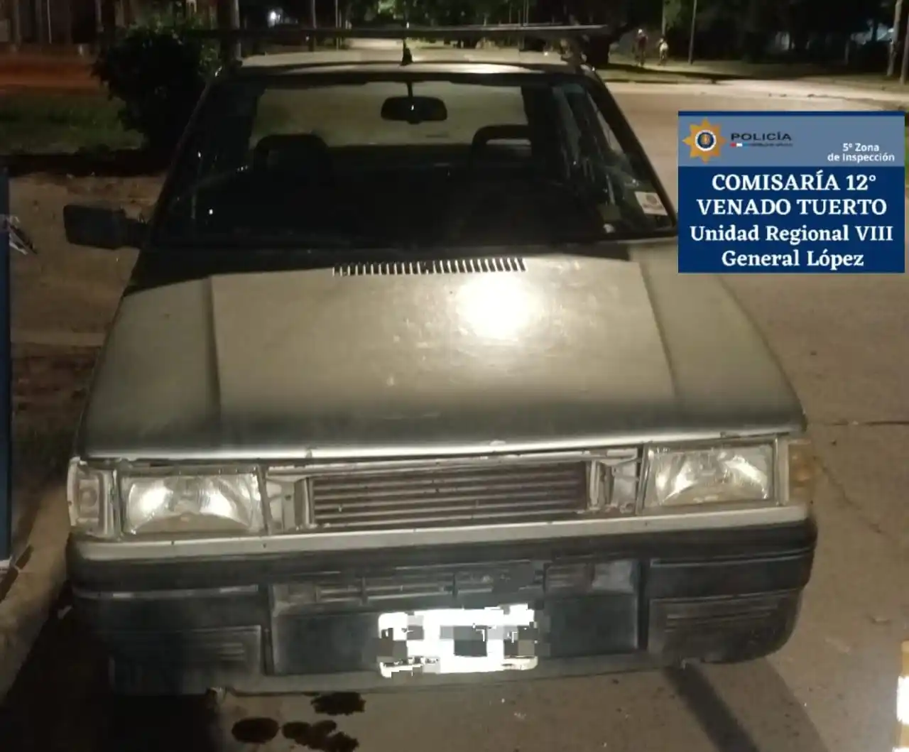 El automóvil utilizado para cometer el robo.