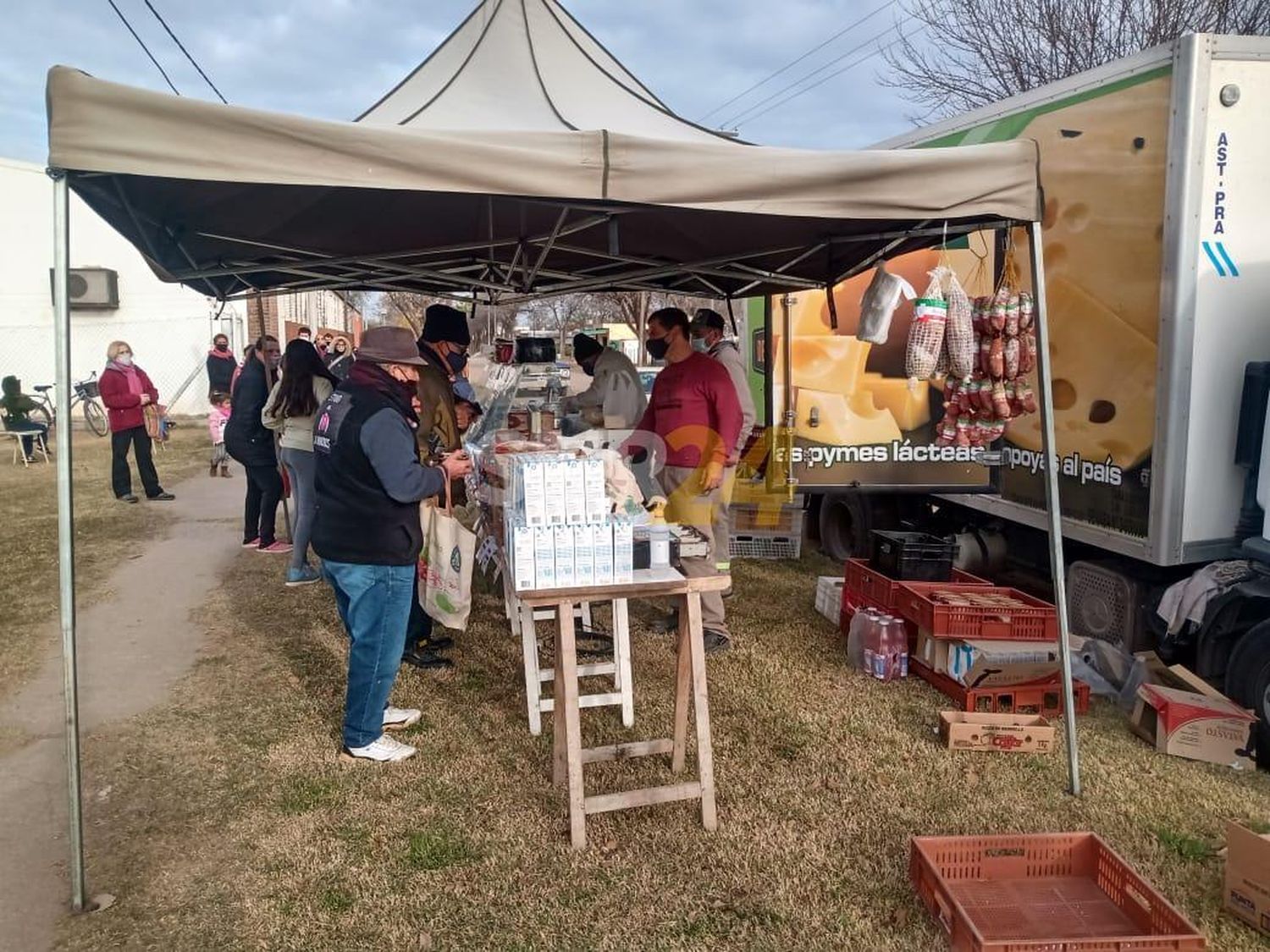 Mercado de Lácteos en el barrio Alejandro Gutiérrez