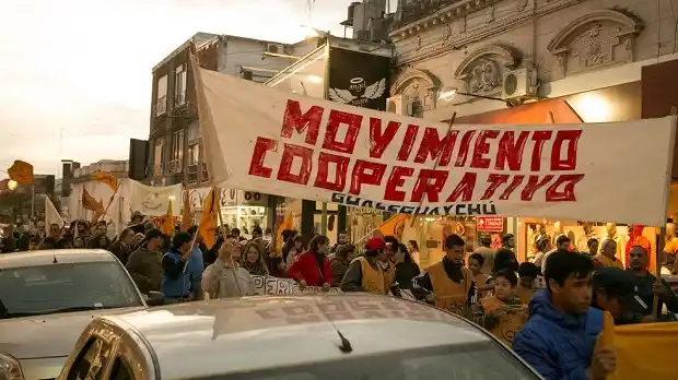 Las cooperativas se manifestaron ante la pérdida de trabajo