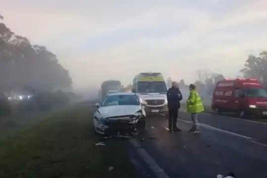 Choque en cadena en ruta 226: un muerto