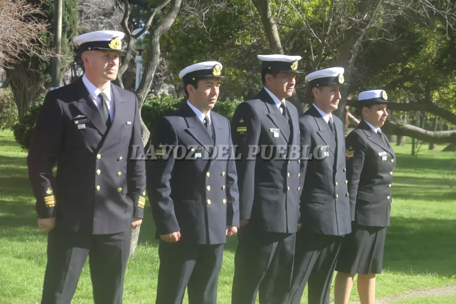El acto contó con la presencia de oficiales y suboficiales de la Armada Argentina | PH: Carolina Mulder
