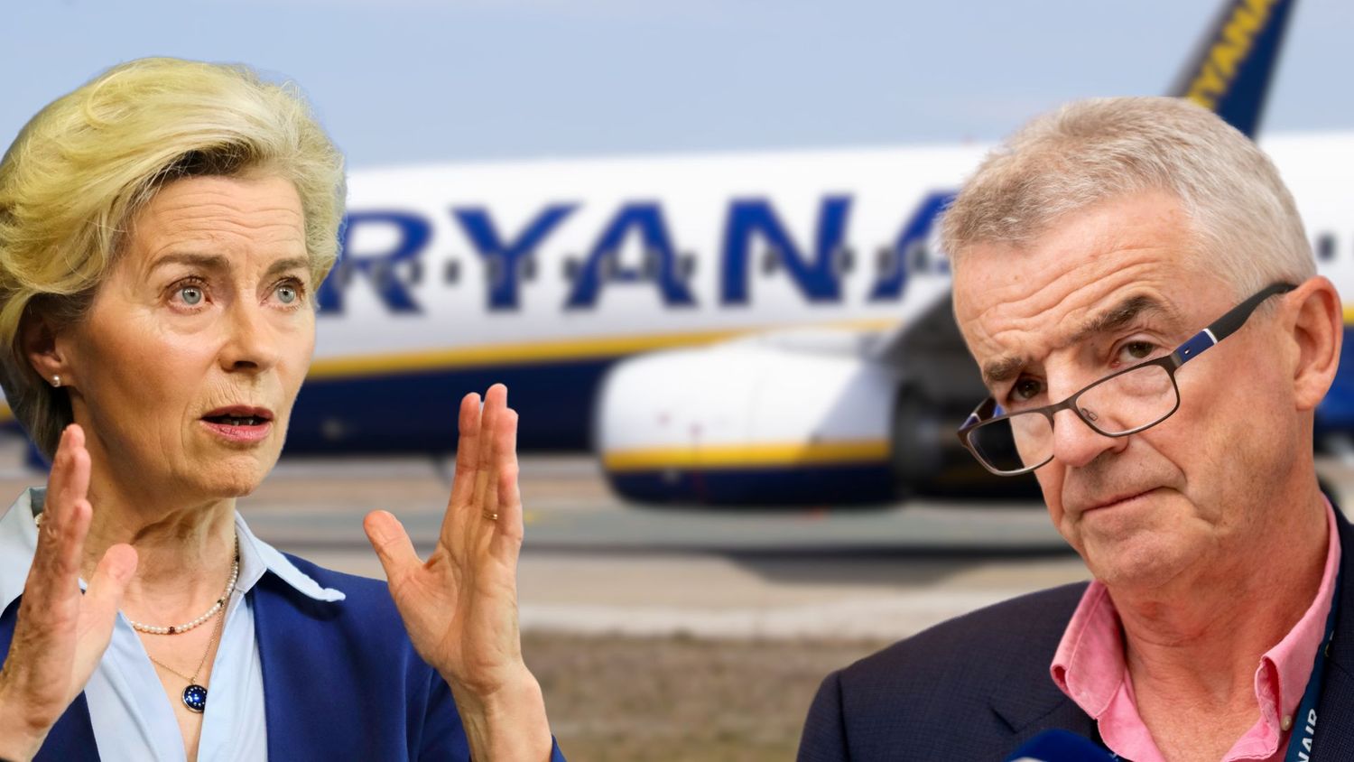 Ryanair pide la renuncia de Ursula von der Leyen por crisis en el control aéreo europeo