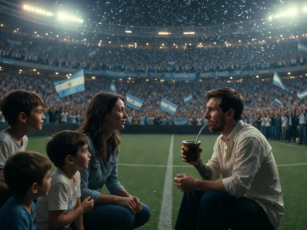 Messi. Un tipo normal, que cambió la historia de un país.