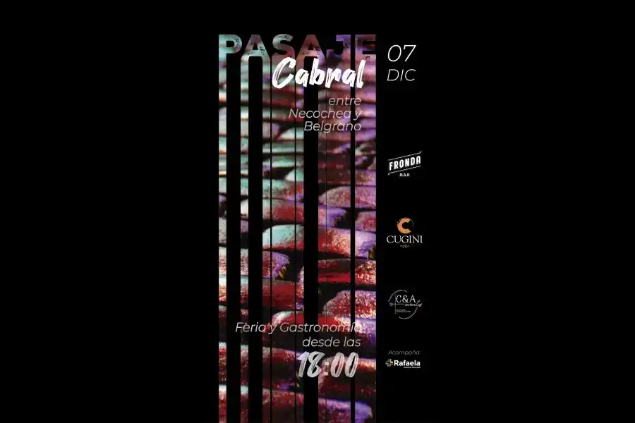 Pasaje Cabral, nueva opción para el fin de semana
