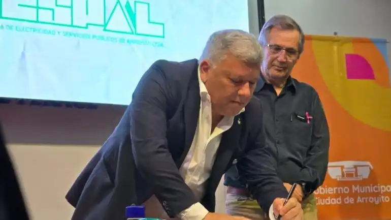 El intendente de Arroyito, Gustavo Benedetti