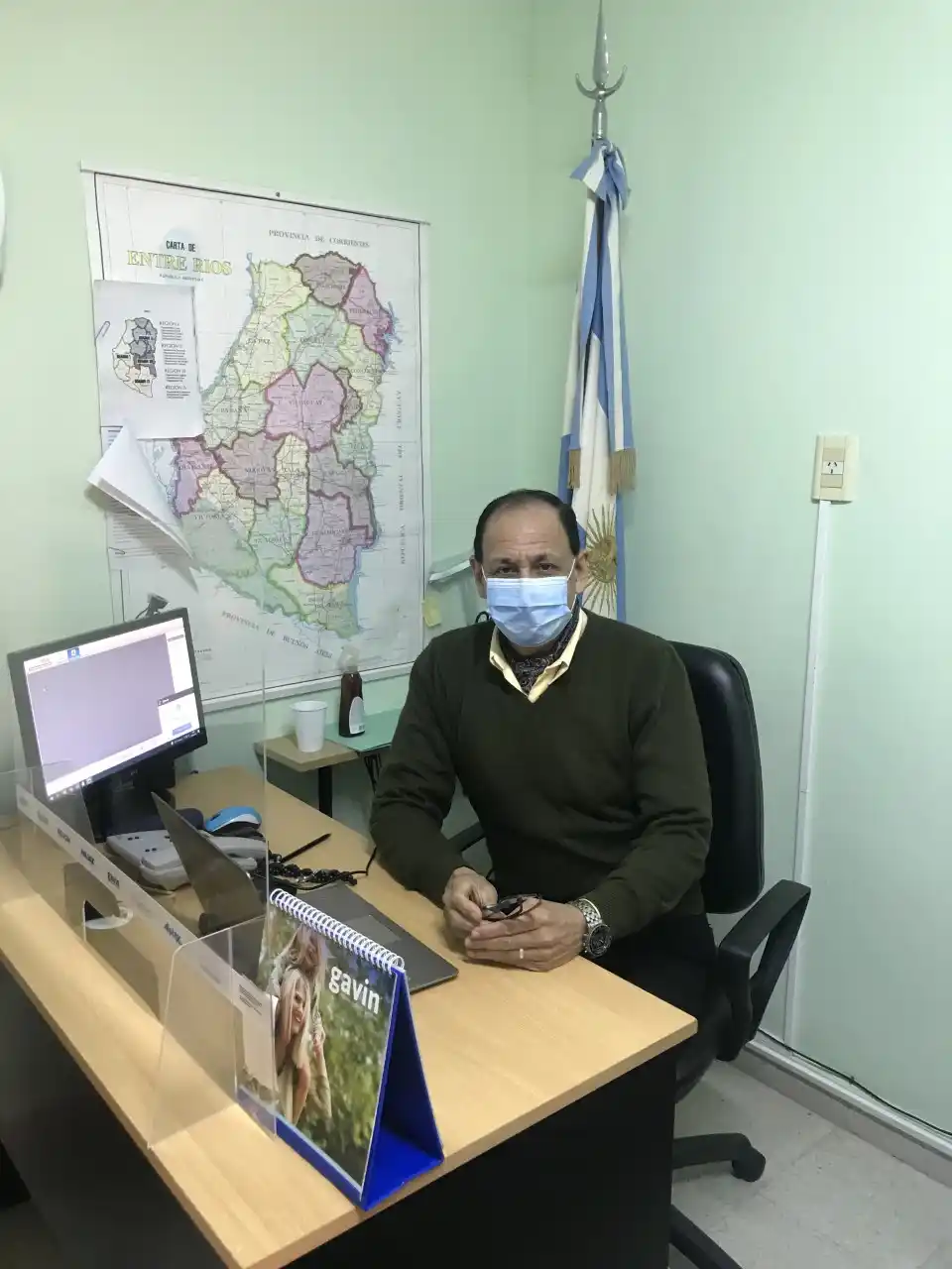 “Tenemos un importante porcentaje de gente vacunada en nuestra comunidad”