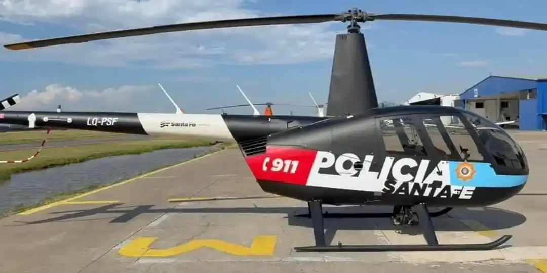el nuevo helicóptero que incorporará la Policía santafesina es un monomotor especialmente adaptado para tareas de seguridad y patrullaje, incluyendo logística y capacitación. Foto: GSF