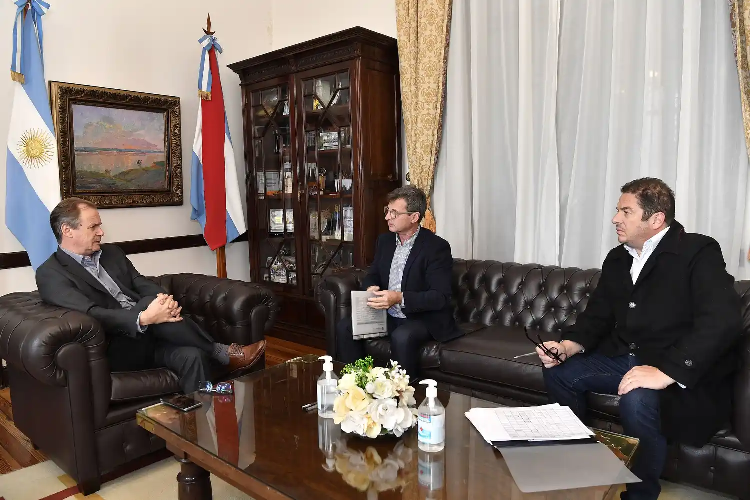 Bordet monitorea los avances en la ejecución de obras en la provincia