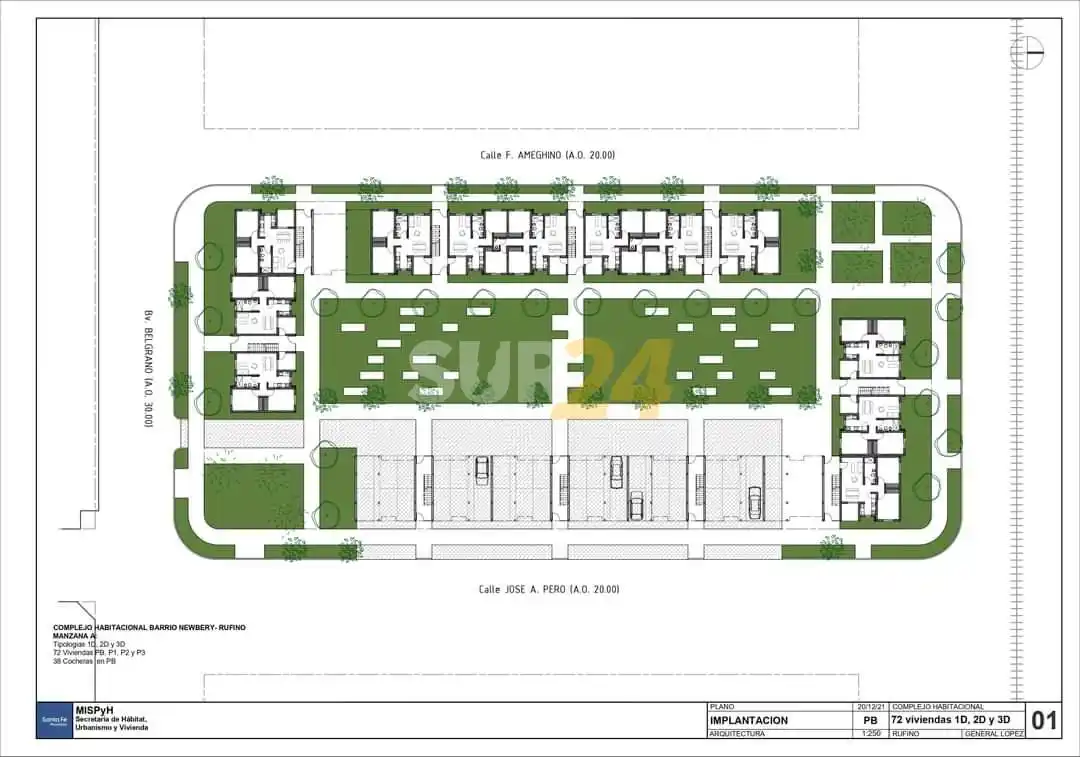 Avanza el proyecto de 156 viviendas en Rufino