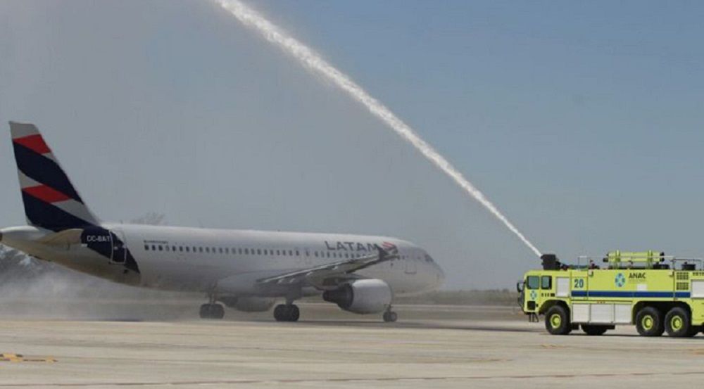 LATAM empezó a operar entre Tucumán y Santiago de Chile