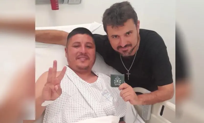 Concejal pilarense se recupera tras sufrir un infarto: fue visitado por Juan Grabois
