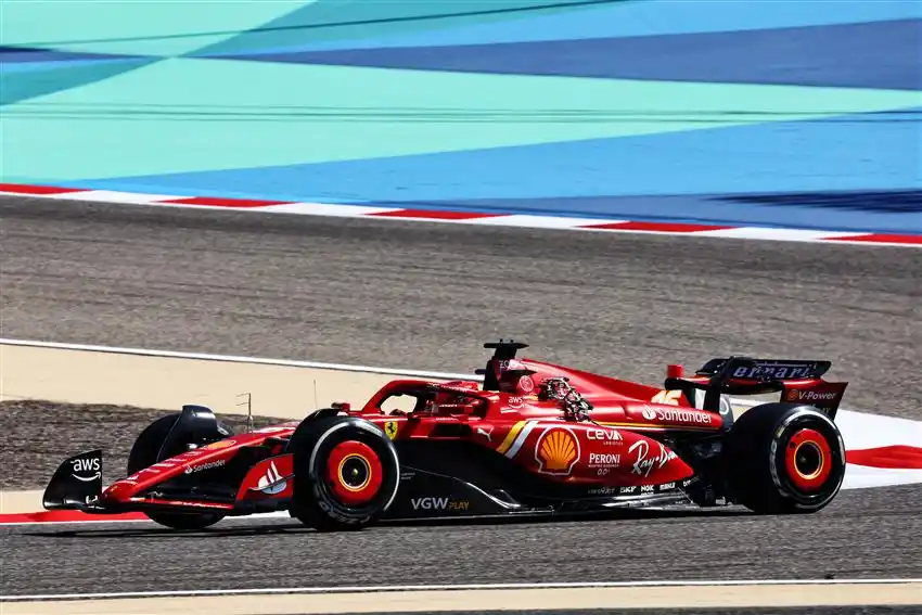 Leclerc y Ferrari cerraron con el mejor tiempo