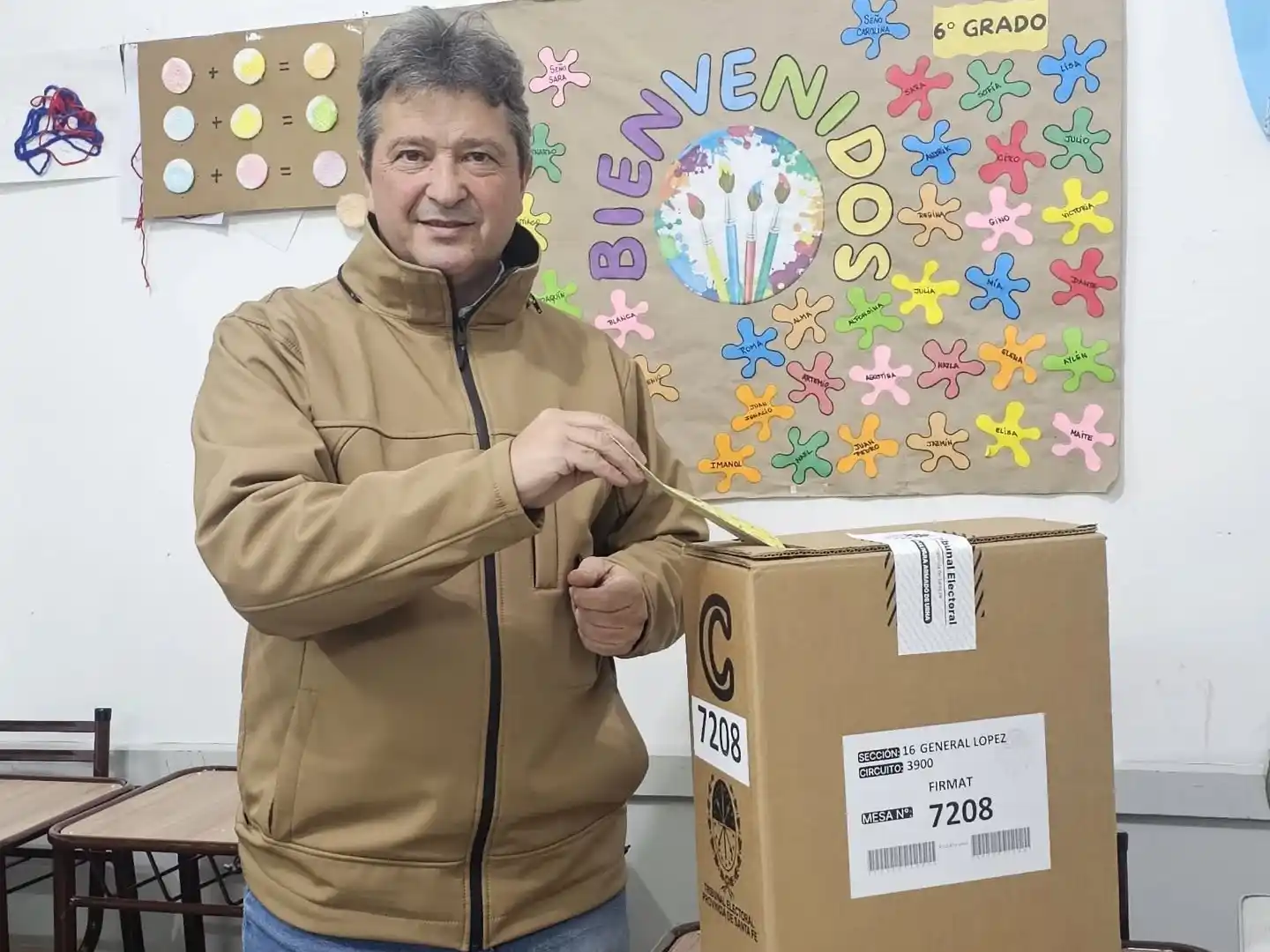 Claudio Garziera es el candidato del oficialismos.