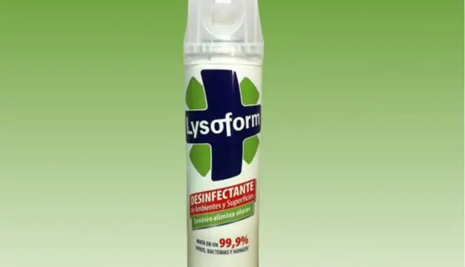 Prohíben la venta de desinfectante de ambientes Lysoform