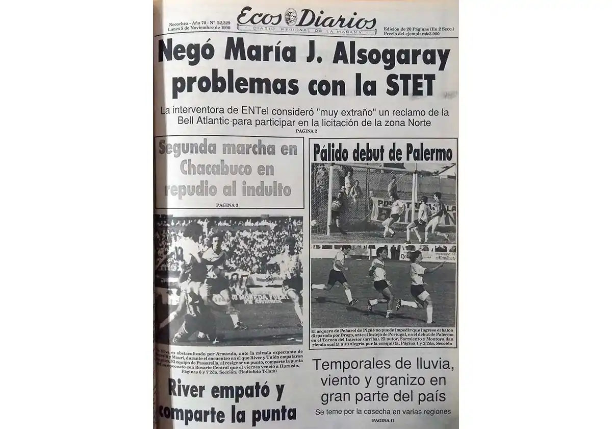 Lunes 5 de noviembre de 1990