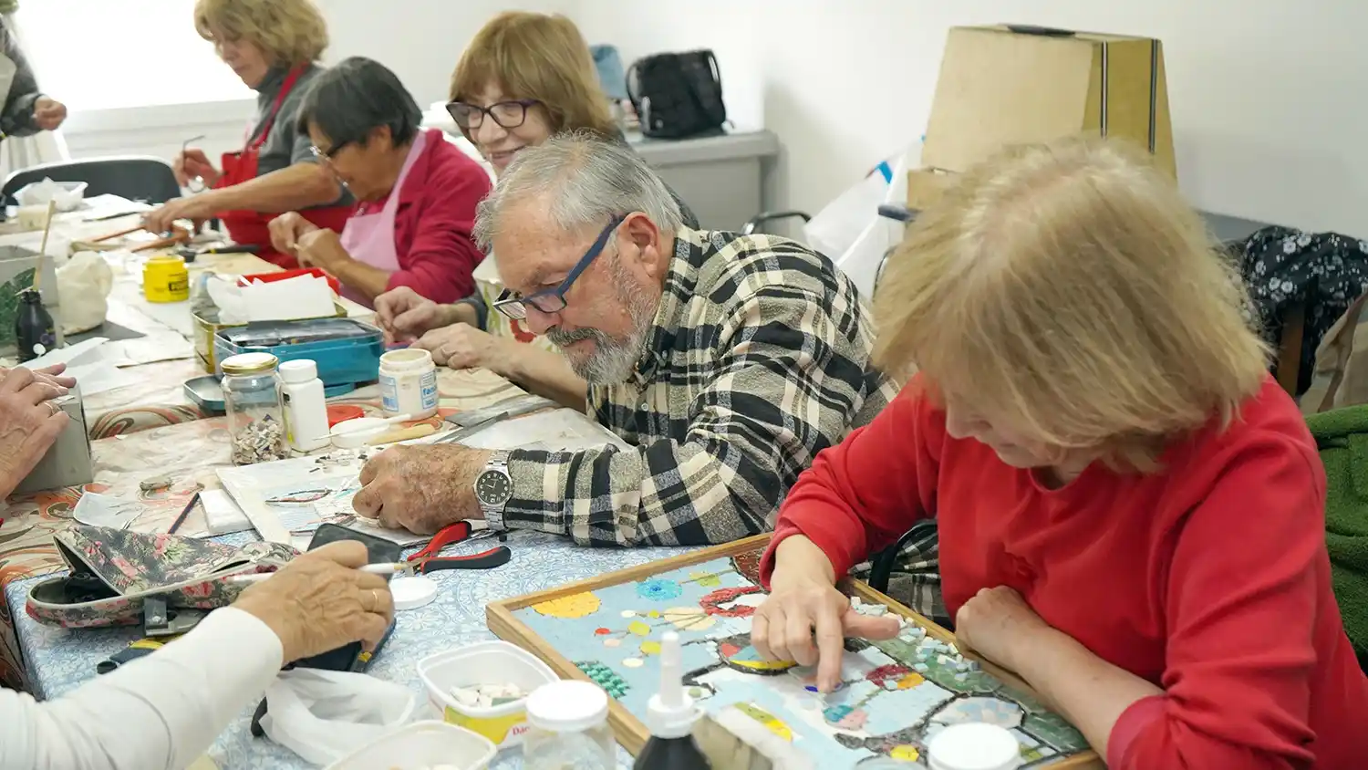 Intensa actividad. De cursos hay en el Hogar “El Samaritano”