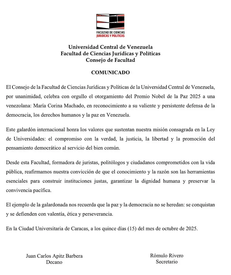 Facultasd CJ UCV