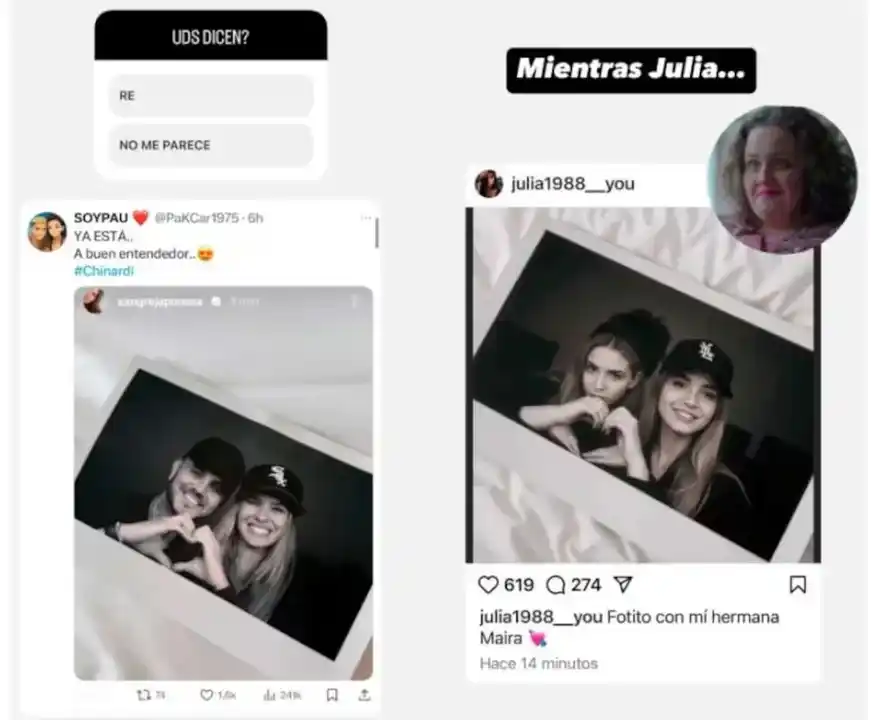 La foto orginal y la foto trucada